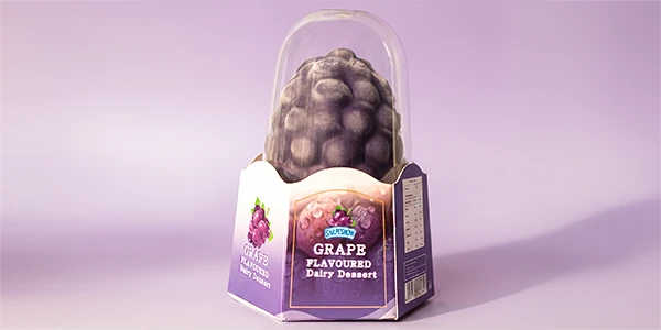 3D Grape and Mandarin ice cream