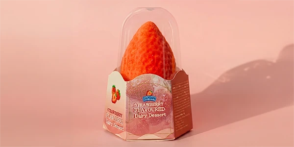 3D Strawberry ice cream